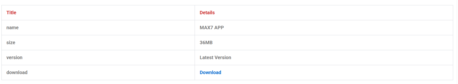 Max7 Game